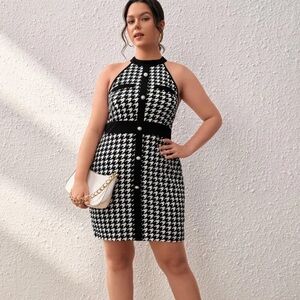Houndstooth dress